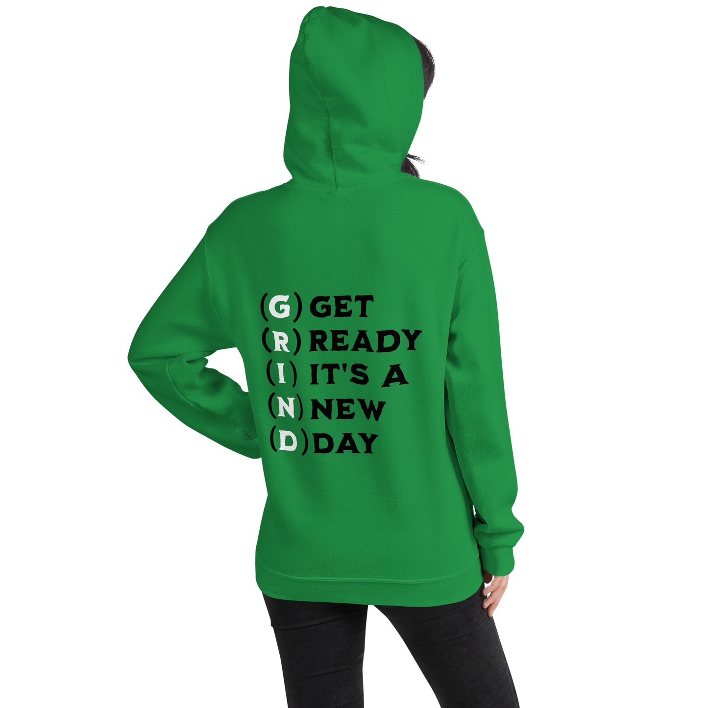 G.R.I.N.D Unisex Hoodie (Back Print Only)