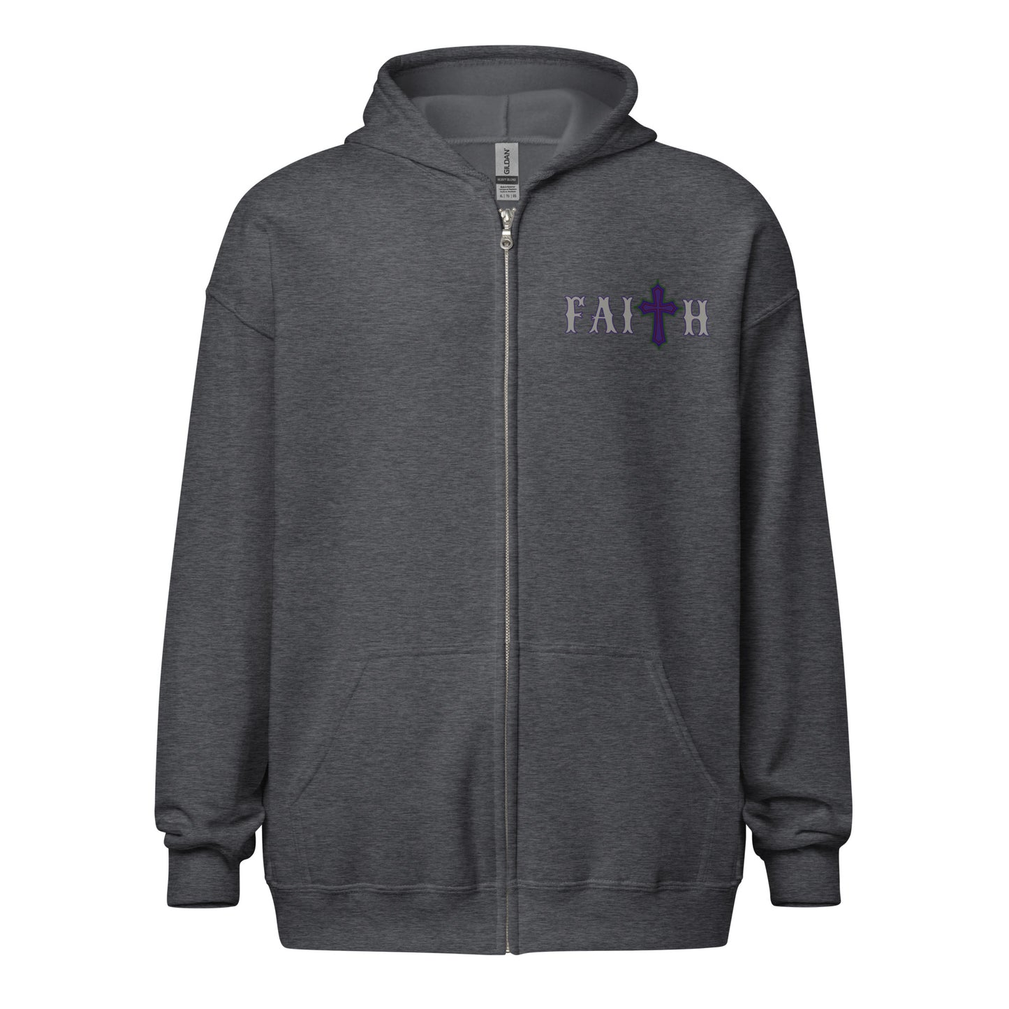 FAITH - heavy blend zip hoodie