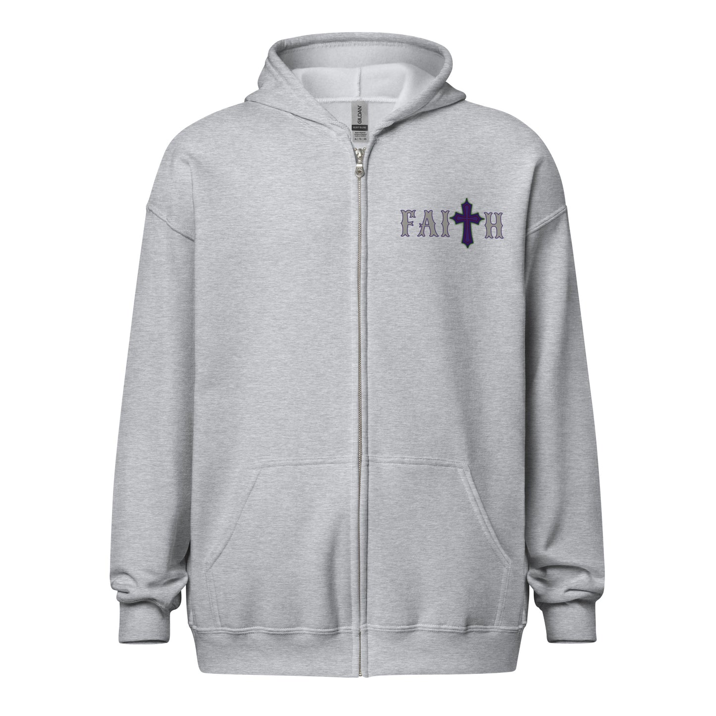 FAITH - heavy blend zip hoodie