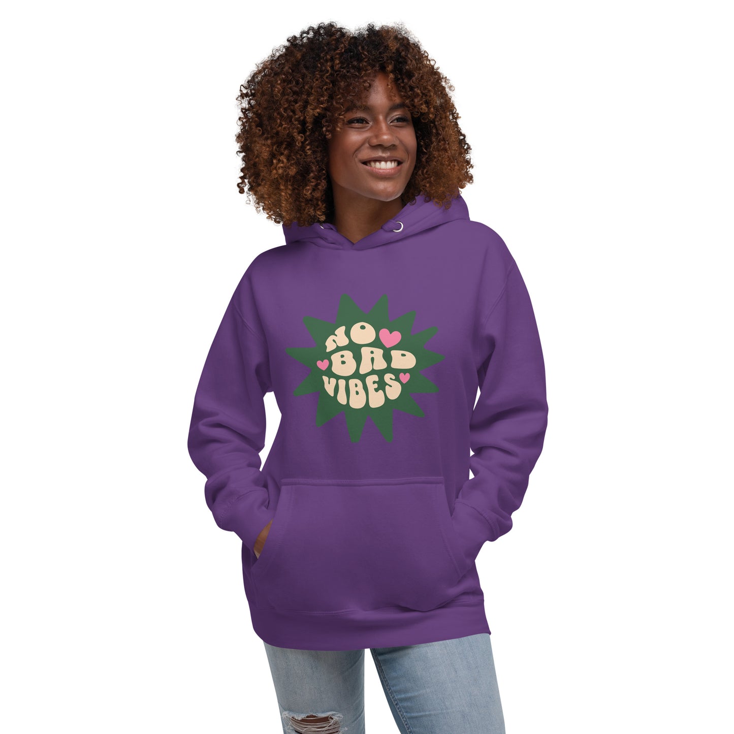 NO BAD VIBES!!!- Unisex Hoodie