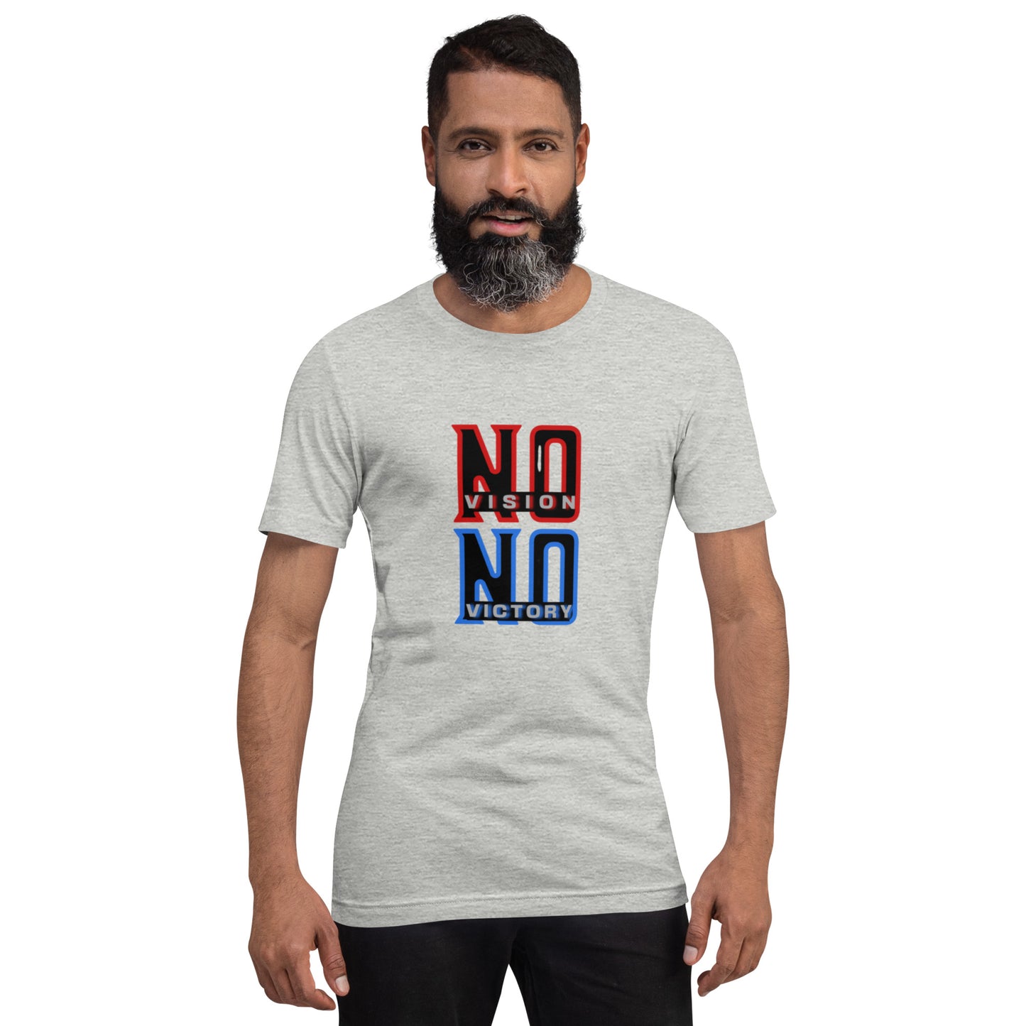 NO VISION, NO VICTORY- Unisex t-shirt