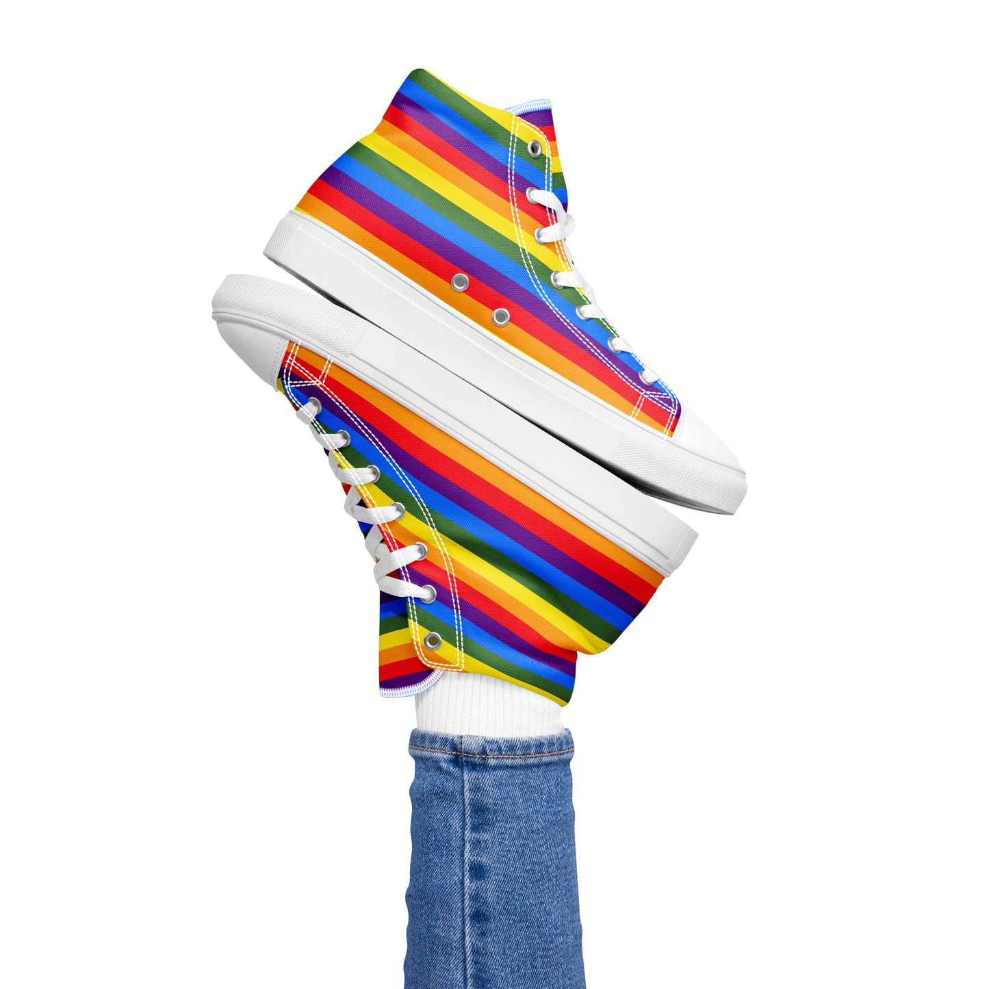 PRIDE-Women’s high top canvas shoes