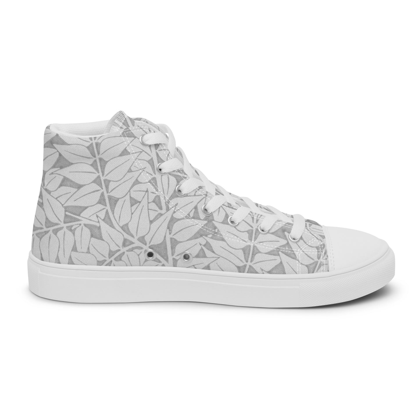 MANY GREY AREAS - Women’s high top canvas shoes