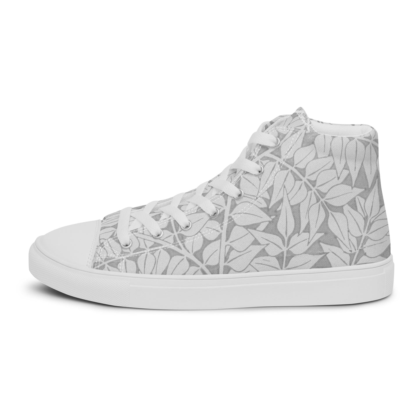 MANY GREY AREAS - Women’s high top canvas shoes