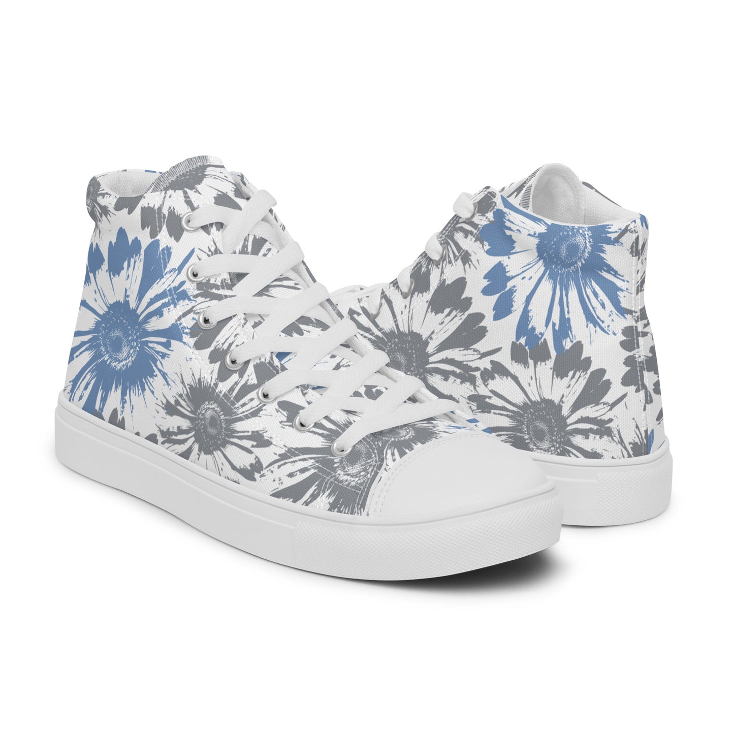 UNIQUE DAISY-Women’s high top canvas shoes