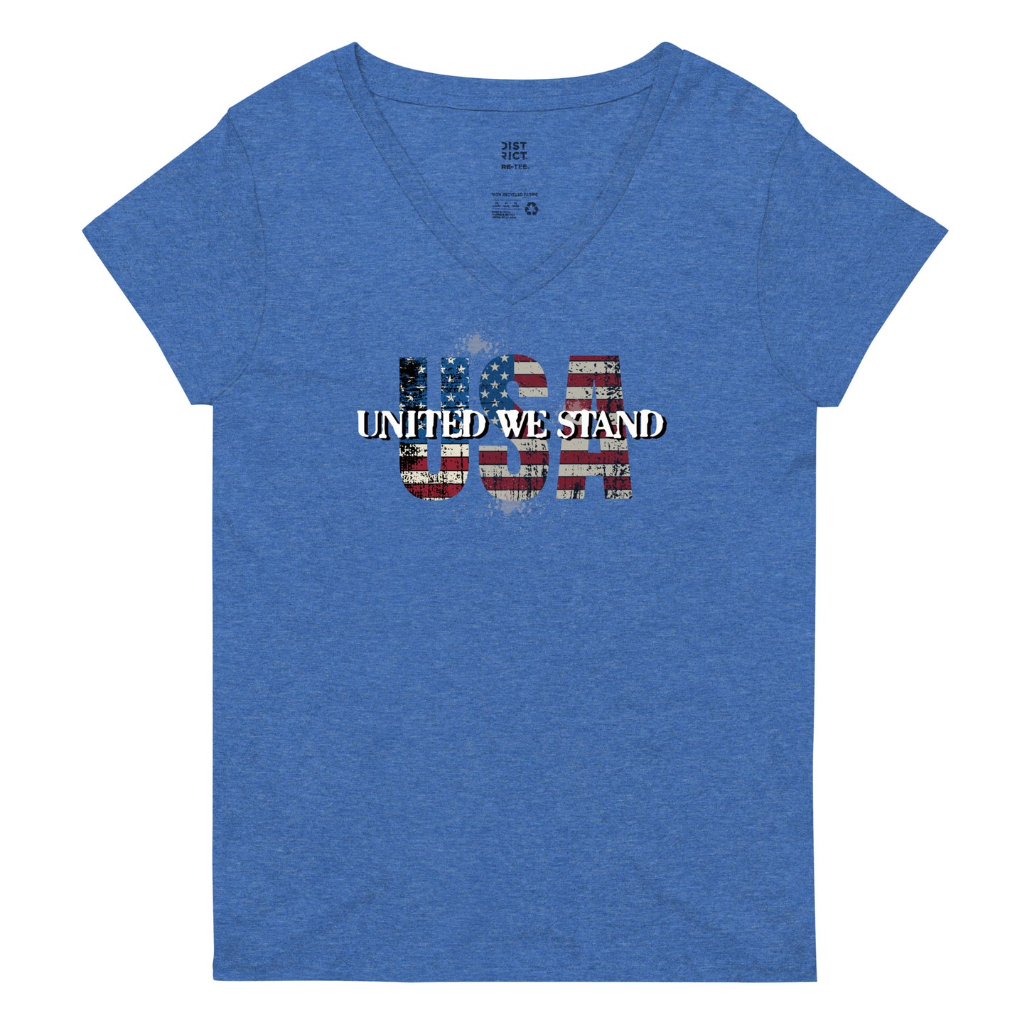 UNITED WE STAND - Women’s v-neck t-shirt