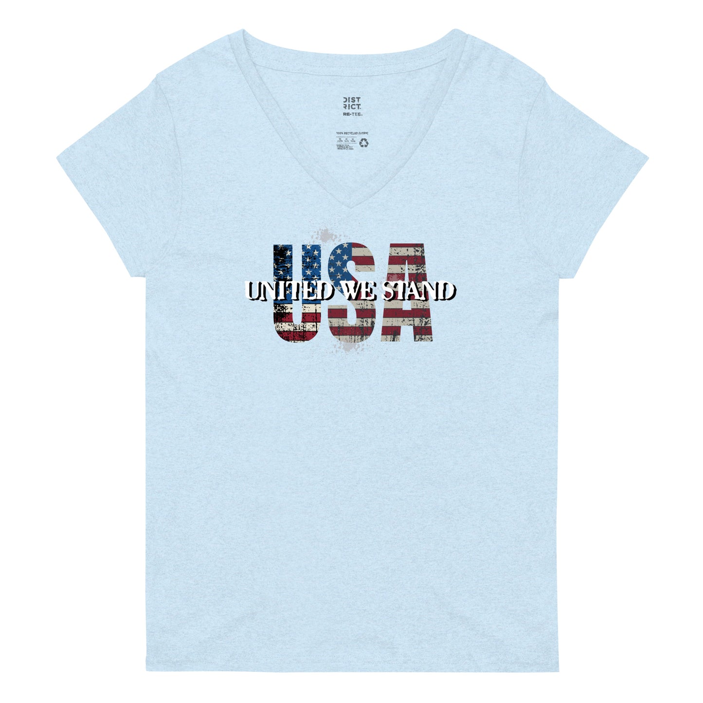 UNITED WE STAND - Women’s v-neck t-shirt