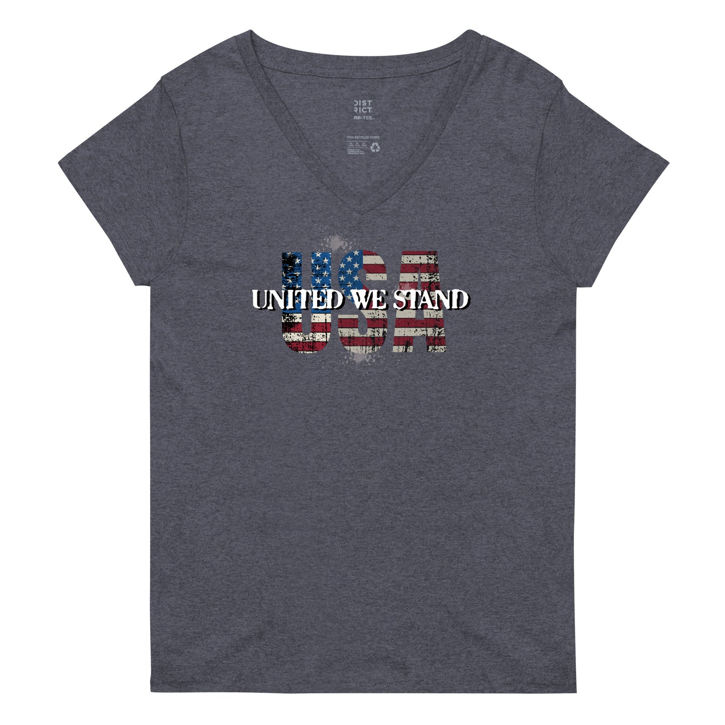 UNITED WE STAND - Women’s v-neck t-shirt