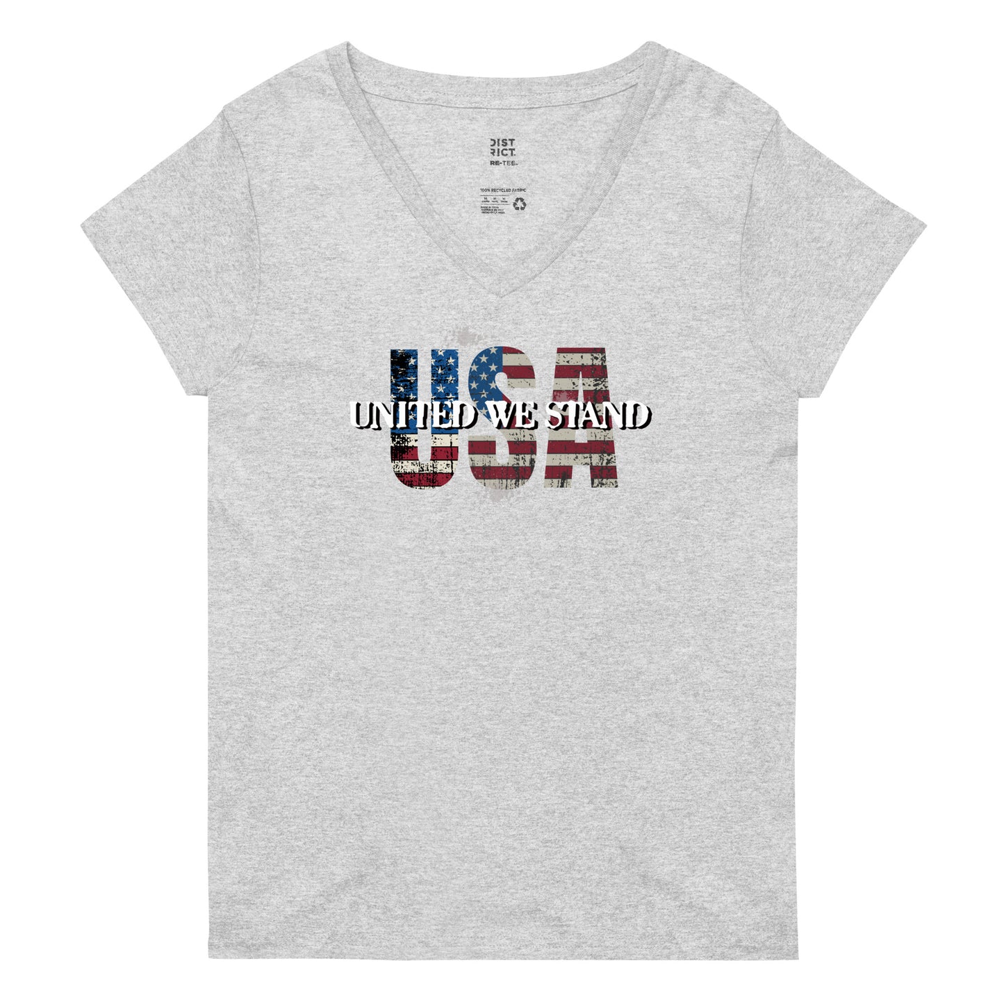 UNITED WE STAND - Women’s v-neck t-shirt