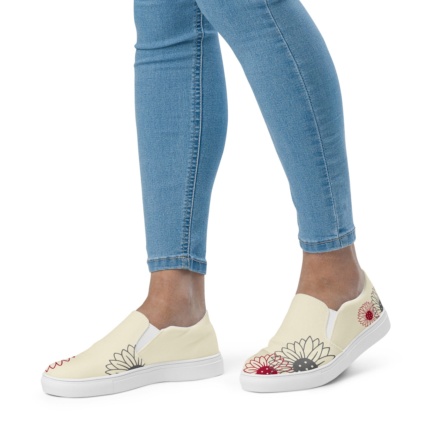 SUNFLOWER-Women's slip-on canvas shoes