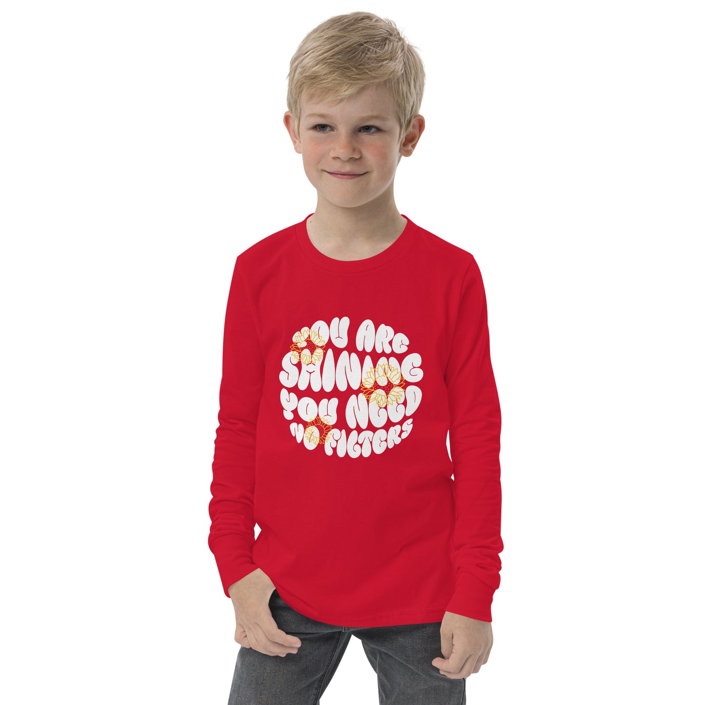 YOU ARE SHINING- Youth long sleeve tee