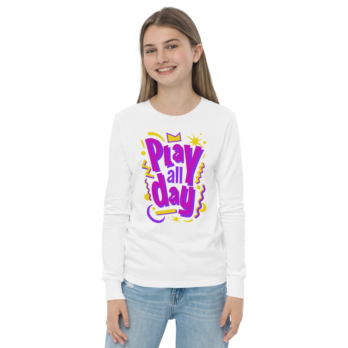 PLAY ALL DAY - Youth long sleeve tee