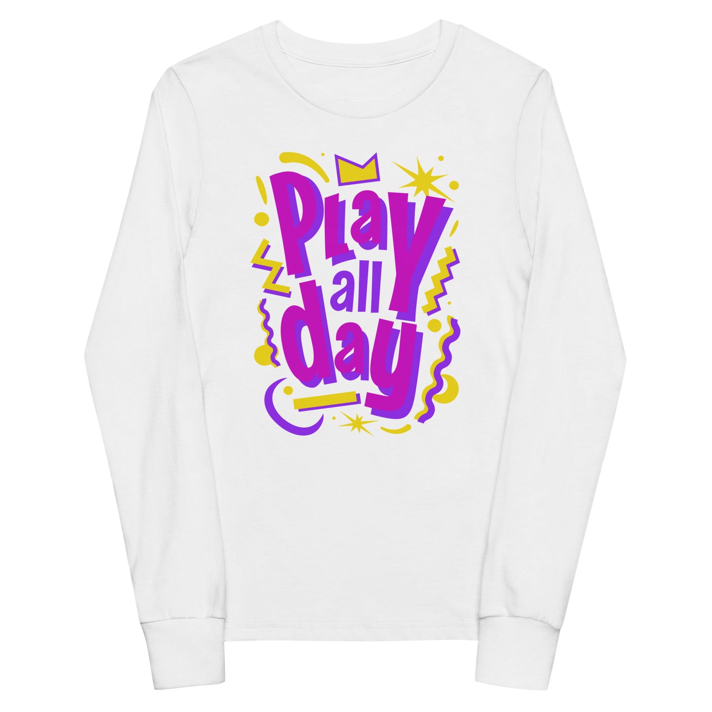 PLAY ALL DAY - Youth long sleeve tee